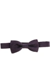 ALTEA BLUE BOW TIE WITH BURGUNDY EMBROIDERY