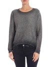 AVANT TOI GRAY AND BLACK DEGRADÉ PULLOVER