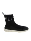 VALENTINO GARAVANI BLACK "VLTN" SNEAKERS