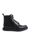PRADA BLACK ANKLE BOOTS WITH ZIP