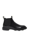 PEZZOL BLACK CHELSEA ANKLE BOOTS,065FZ-02 ROYAL NAVY
