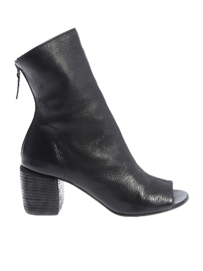 Marsèll Black "mabo Sabd" Open Toe Ankle Boots