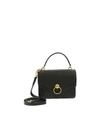 MULBERRY HARLOW SATCHEL BAG IN BLACK LEATHER