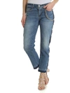 ERMANNO SCERVINO BOYFRIEND JEANS WITH APPLIED CHAIN