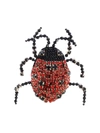 ROCHAS LADYBIRD BROOCH WITH RHINESTONES