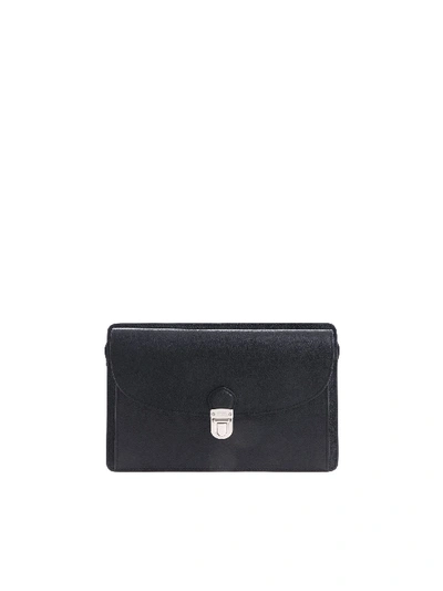 Tod's Men's Briefcase In Black Leather