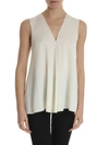 THEORY A-LINE CREAM COLORED TOP