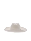BLUGIRL WIDE-BRIMMED WHITE HAT
