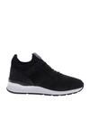 TOD'S TOD'S BLACK NUBUCK SNEAKERS