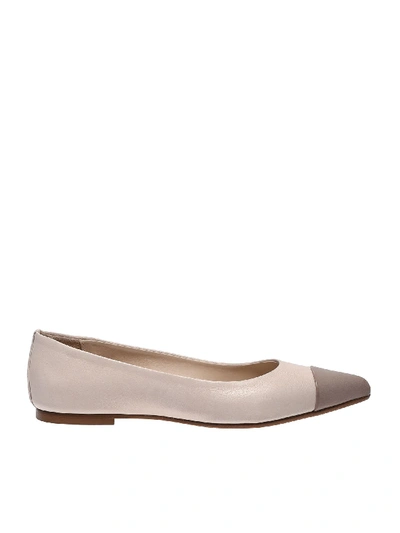 Anna Baiguera Malika Flex Pink And Nude Flats In Beige