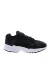 Adidas Originals Yung Core Black Nabuck Sneakers In Black