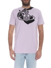 VIVIENNE WESTWOOD ANGLOMANIA BOXY ARM & CUTLASS LILAC T-SHIRT