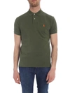 Polo Ralph Lauren Green Polo Shirt With Pony Embroidery On The Front In Green
