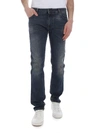 ETRO ETRO BLUE ETRO JEANS WITH SIDE BANDS,1W637 9957 200