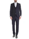 CORNELIANI DIAMOND PATTERNED SUIT