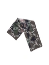 VALENTINO GARAVANI GREEN SILK VLTN FOULARD