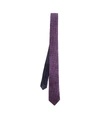 MISSONI TIE IN PURPLE WITH RED AND WHITE MICRO PATTERN