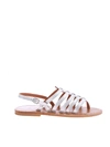 Kjacques Silver-colored Slave Sandals In Silver