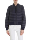 MONCLER ROME DOWN JACKET IN BLUE
