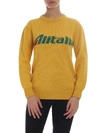 Alberta Ferretti Alitalia Knit Sweater In Yellow