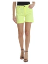 KARL LAGERFELD NEON YELLOW ROLLED SHORTS