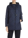 FAY QUILTED PADDED JACKET IN BLUE,NAW25383210 QSN1910