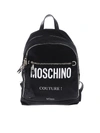 Moschino Men's  Black Polyamide Backpack