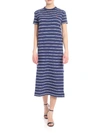 POLO RALPH LAUREN POLO RALPH LAUREN DRESS WITH STRIPED PATTERN IN BLUE AND WHITE