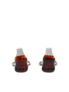 PAUL SMITH BROWN AND WHITE COLA BOTTLE CUFFLINKS