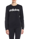 ADIDAS ORIGINALS BLACK COTTON SWEATSHIRT