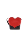 LULU GUINNESS HARRIET BAG IN BLACK AND RED