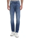 7 For All Mankind Adrien Luxe Sport Tapered Fit Jeans In Delos In Blue