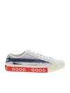 PS BY PAUL SMITH FENNEC CREAM-COLORED SNEAKERS