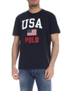 POLO RALPH LAUREN POLO RALPH LAUREN T-SHIRT USA POLO IN DARK BLUE