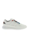 HOGAN H371 SNEAKERS IN WHITE WITH FLORAL DETAILS