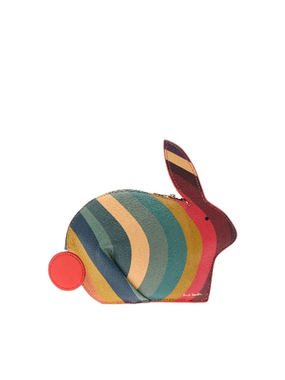 Paul Smith Rabbit Swirl Clutch Bag In Multicolor