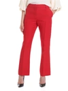 Valentino Kickflare Tailored Trousers In Red