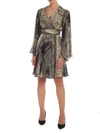 ETRO PAISLEY PRINT DRESS IN SHADES OF GREEN,17792 5091 800