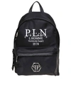 PHILIPP PLEIN ROCK PLN BACKPACK IN BLACK NYLON