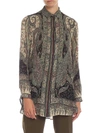 ETRO PAISLEY PRINT SHIRT IN GREEN AND BEIGE,17871 5091 800