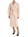 Max Mara Madame Double-breasted Wool And Cashmere-blend Coat In Pink