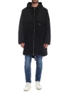 MCQ BY ALEXANDER MCQUEEN CHRIS PARKA WITH HOOD IN BLACK,547374 RNQ14 1000