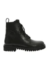 VALENTINO GARAVANI COMBACT BOOTS IN BLACK