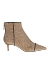 ALEXANDRE BIRMAN KITTIE BOOT NEW FABRIC BOOTIES IN GOLDEN