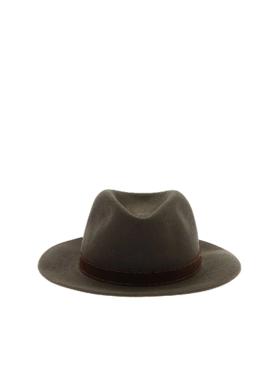 Borsalino Alessandria Hat In Brown