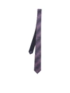 MISSONI PURPLE TIE WITH ALL OVER LOGO EMBROIDERY