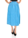 MARC JACOBS THE FOUND SKIRT IN LIGHT BLUE