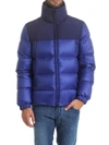 MONCLER FAIVELEY DOWN JACKET IN BLUE