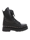 PINKO PINKO CINGOLI ANKLE BOOT WITH STUDS IN BLACK