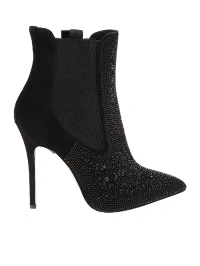 Pinko Braies Pointed Ankle Boots In Black